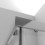 Box doccia LISBONA doppia porta scorrevole rettangolare 3 lati 120x80x80 cm altezza 190 cm cristallo 6 mm