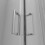 Box doccia LISBONA doppia porta scorrevole rettangolare 90x70 cm altezza 190 cm cristallo 6 mm