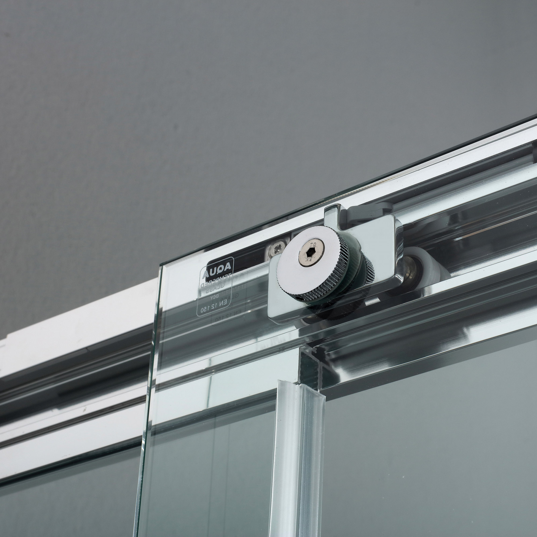 Box doccia MOSCA porta scorrevole rettangolare 100x80 cm altezza 200 cm cristallo 8 mm