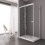 Box doccia MOSCA porta scorrevole rettangolare 110x70 cm altezza 200 cm cristallo 8 mm