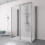 Box doccia MOSCA porta scorrevole rettangolare 3 lati 130x70x70 cm altezza 200 cm cristallo 8 mm