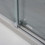 Box doccia MOSCA porta scorrevole rettangolare 140x80 cm altezza 200 cm cristallo 8 mm