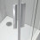 Box doccia OSLO doppia porta scorrevole rettangolare 90x75 cm altezza 200 cm cristallo 6 mm