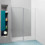 Porta doccia OSLO battente a nicchia 110 cm altezza 200 cm cristallo 6 mm