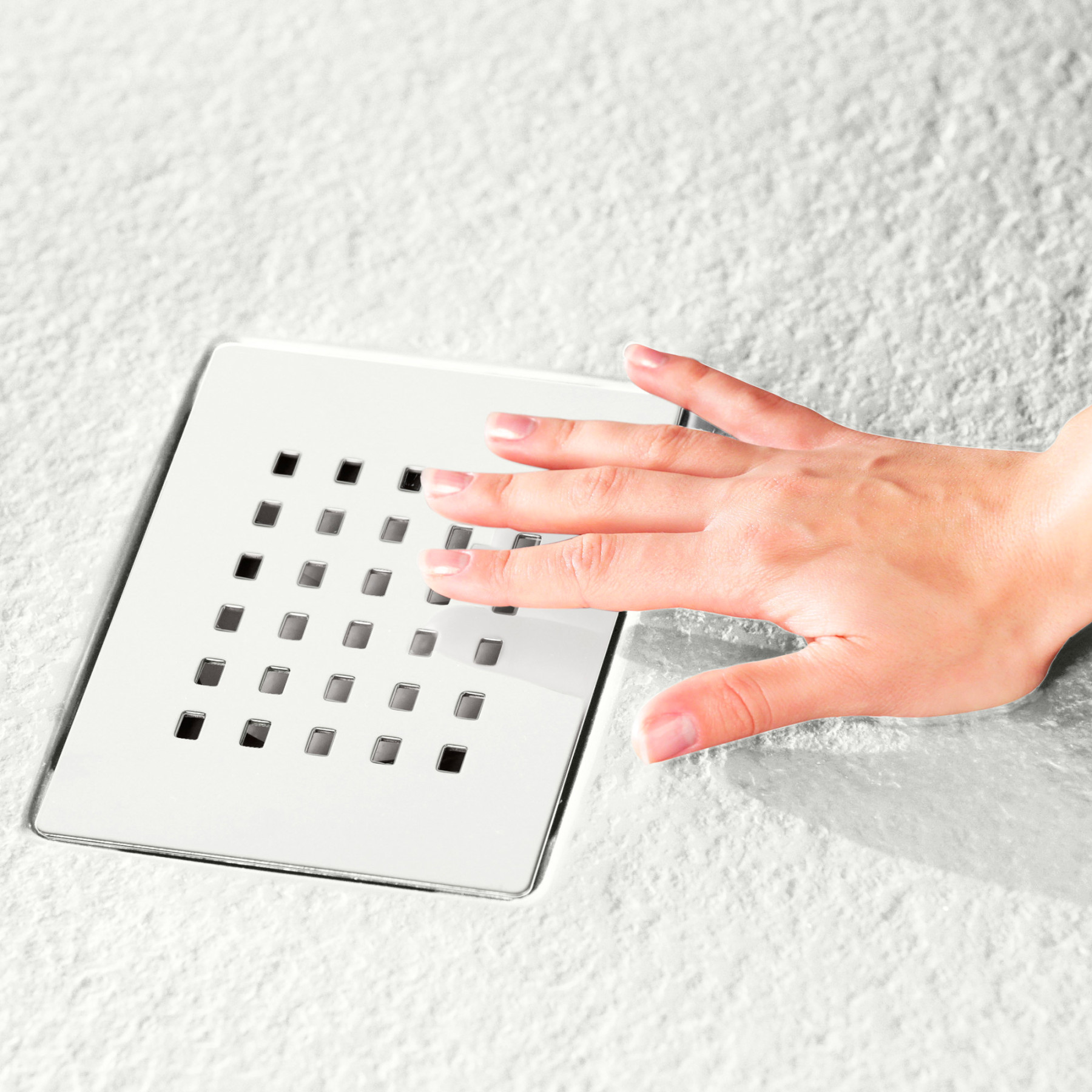 Piatto Doccia MILANO 110x80 cm resina alto 3 cm effetto ardesia, Bianco Opaco