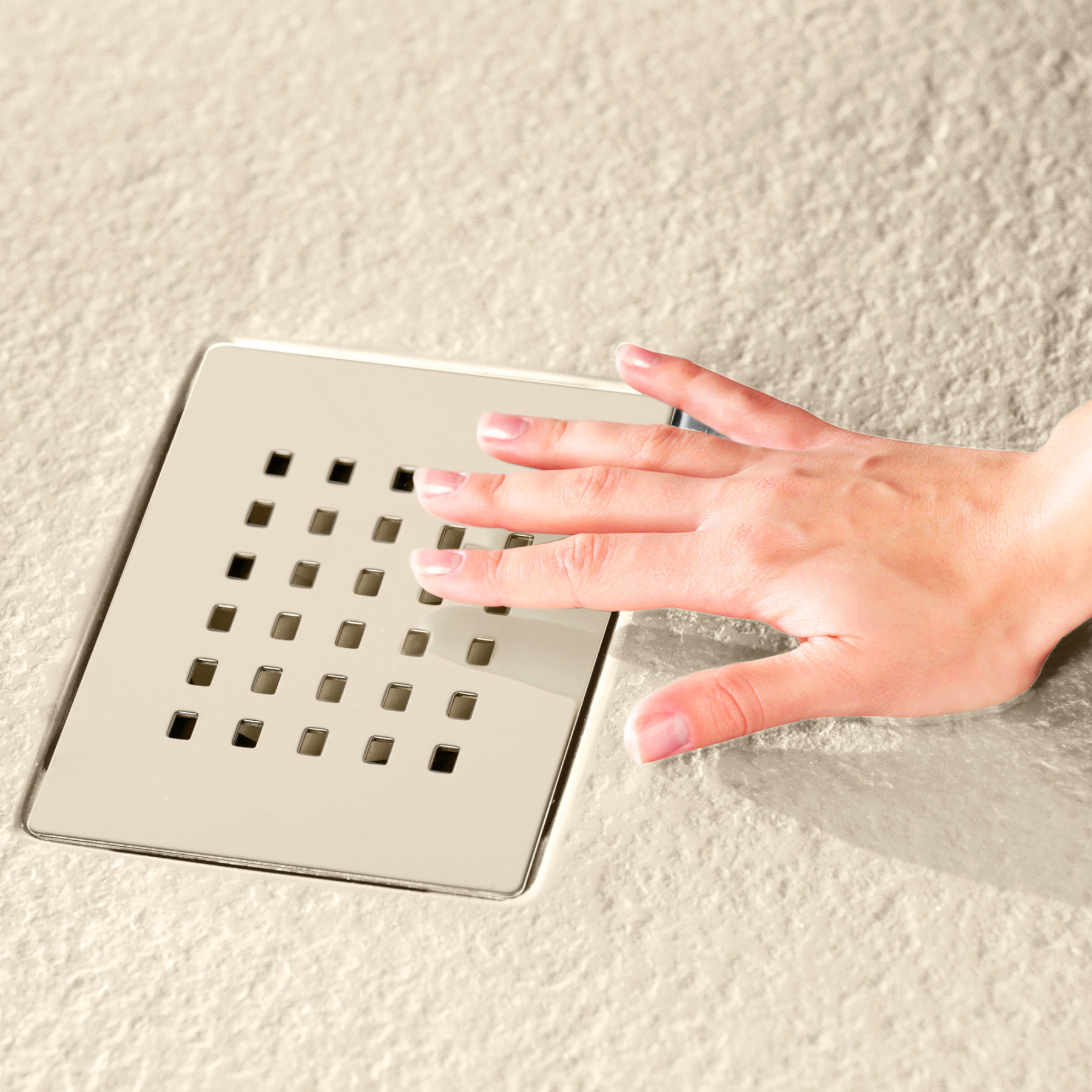 Piatto Doccia MILANO 200x100 cm resina alto 3 cm effetto ardesia, Panna Opaco