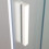 Box doccia TOKYO porta battente rettangolare 3 lati 100x80x80 cm altezza 200 cm cristallo 6 mm bianco opaco
