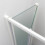 Box doccia TOKYO porta pieghevole quadrata 3 lati 80x80x80 cm altezza 200 cm cristallo 6 mm bianco opaco