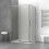 Box doccia OSLO doppia porta scorrevole rettangolare 90x70 cm altezza 200 cm cristallo 6 mm