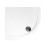 Piatto Doccia acrilico TORINO semicircolare 80x80 cm alto 4,5 Bianco Lucido