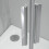 Box doccia OSLO doppia porta battente quadrato 70x70 cm altezza 200 cm cristallo 6 mm