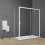 Box doccia TOKYO porta scorrevole rettangolare 170x90 cm altezza 200 cm cristallo 6 mm bianco opaco