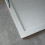 Piatto Doccia UDINE 100x80 cm alto 1,2 cm effetto cemento spatolato, Bianco Opaco