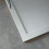 Piatto Doccia UDINE 120x80 cm alto 1,2 cm effetto cemento spatolato, Bianco Opaco