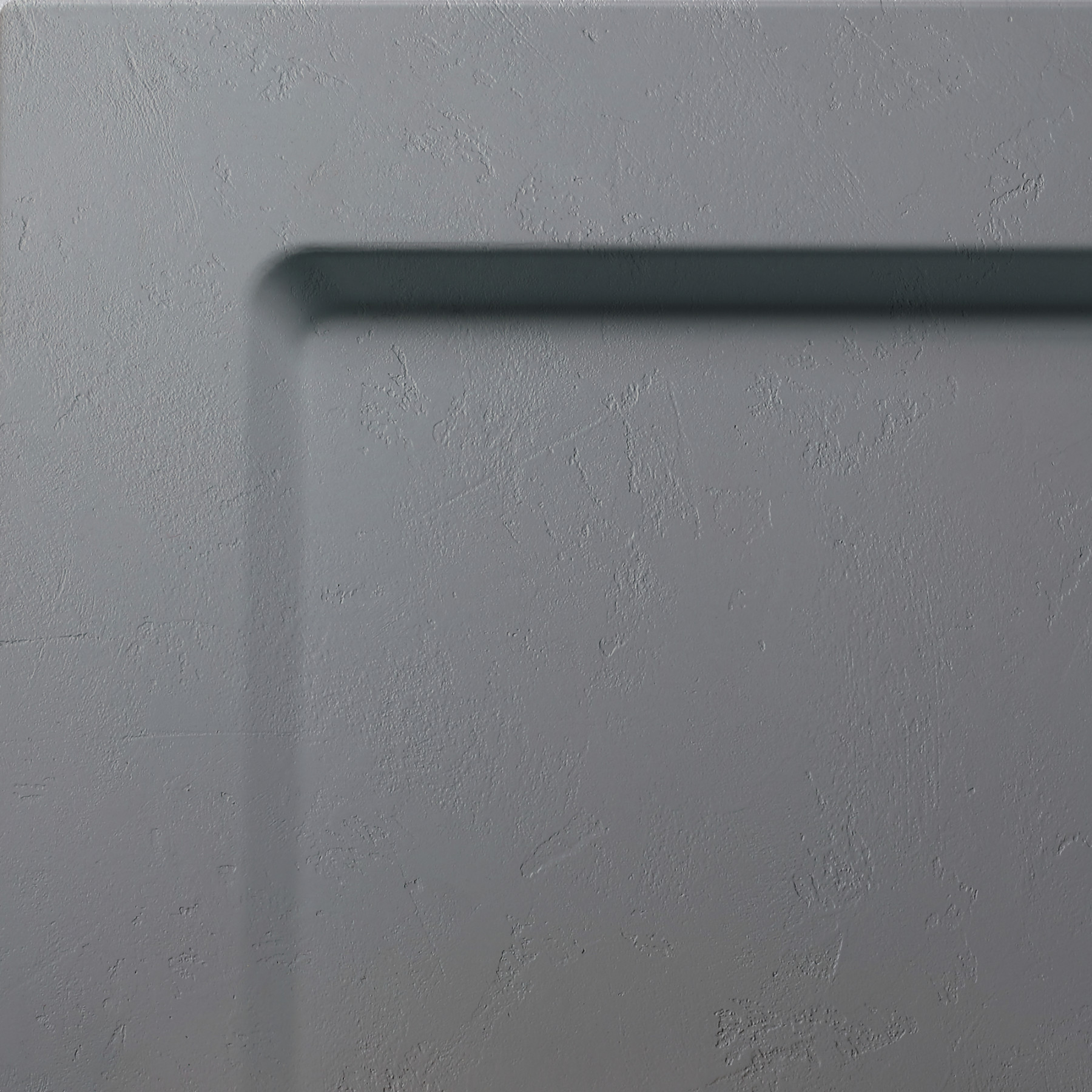 Piatto Doccia UDINE 170x70 cm alto 1,2 cm effetto cemento spatolato, Grigio Opaco