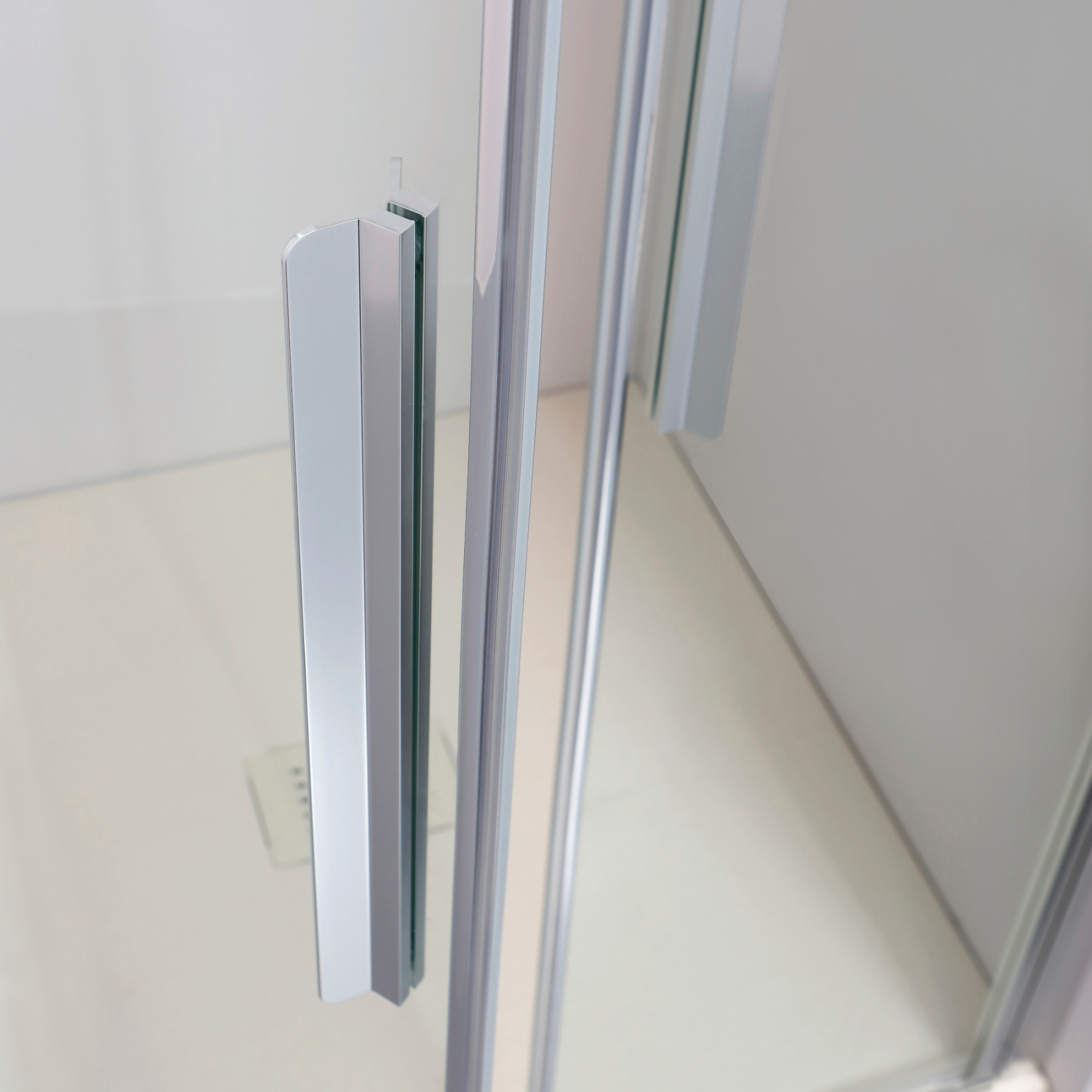 Box doccia angolare OSLO 100x70 cm porta saloon altezza 200 cm cristallo 6 mm