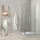 Box doccia OSLO porta saloon angolare 90x70 cm altezza 200 cm cristallo 6 mm