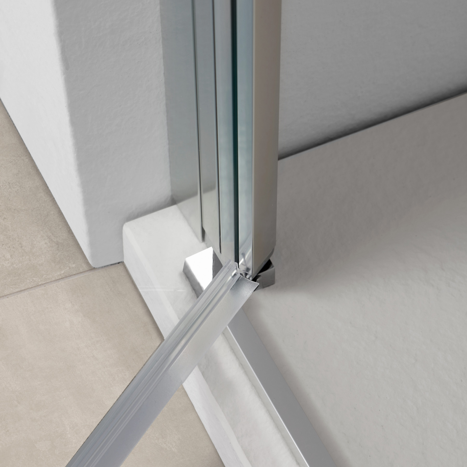 Box doccia angolare OSLO 70x90 cm porta saloon altezza 200 cm cristallo 6 mm