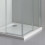 Box doccia OSLO doppia porta scorrevole quadrato 90x90 cm altezza 200 cm cristallo 6 mm