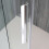 Box doccia OSLO porta scorrevole rettangolare 100x75 cm altezza 200 cm cristallo 6 mm