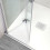 Box doccia angolare OSLO pieghevole 100x80 cm altezza 200 cm cristallo 6 mm