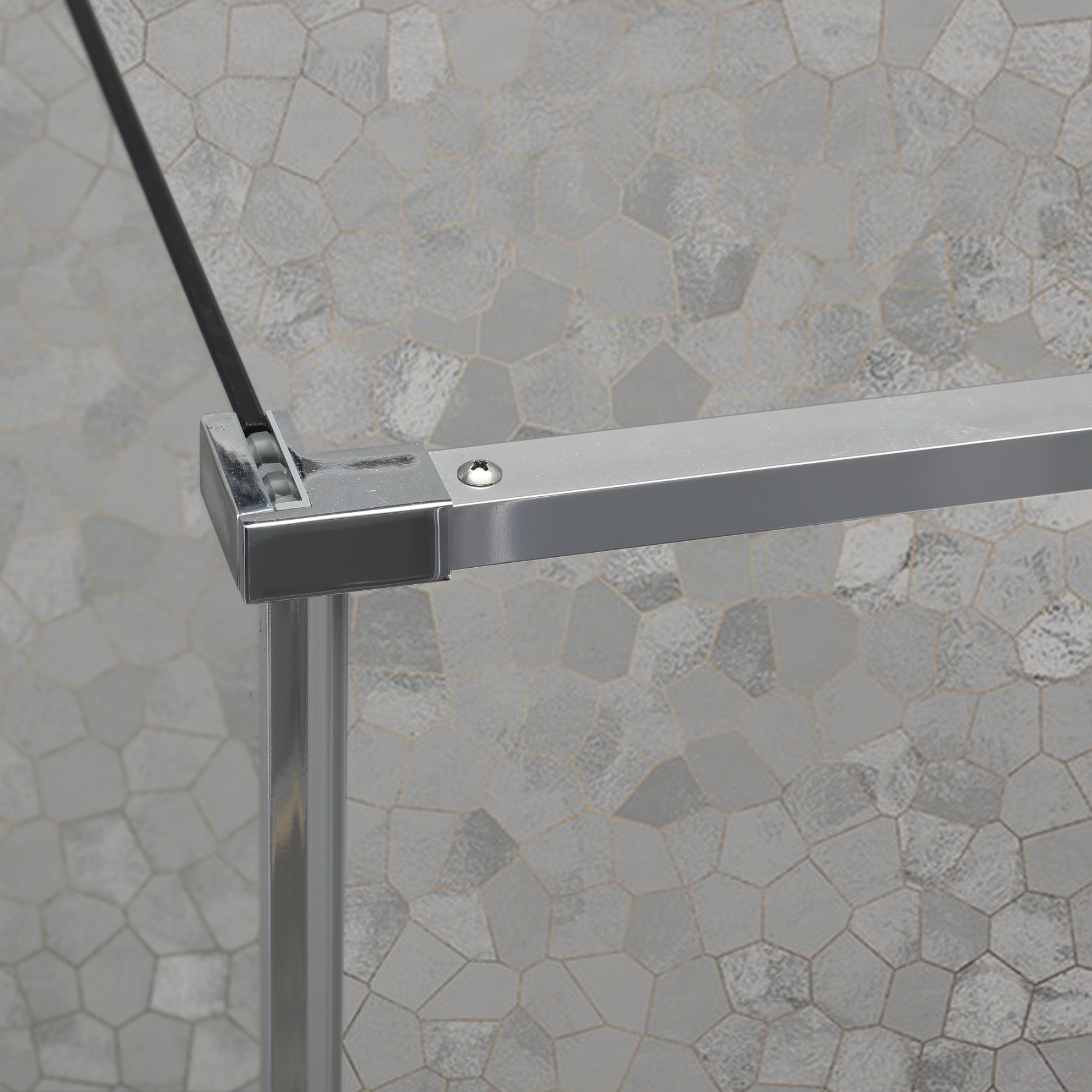 Box doccia OSLO porta battente rettangolare 90x70 cm altezza 200 cm cristallo 6 mm