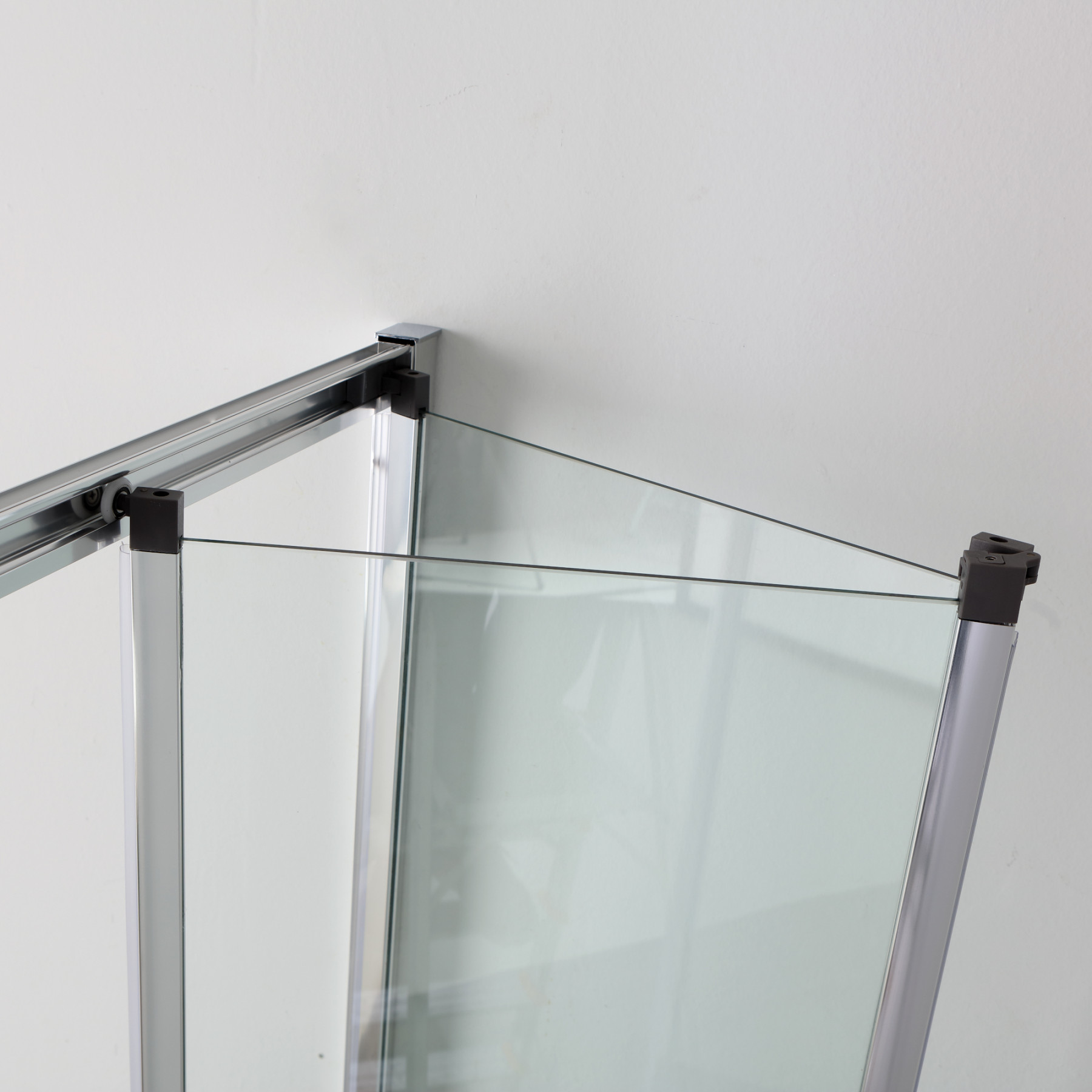 Box doccia quadrato TOKYO porta pieghevole 75x75 cm altezza 200 cm cristallo 6 mm