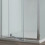 Box doccia TOKYO porta battente rettangolare 3 lati 90x75x75 cm altezza 200 cm cristallo 6 mm