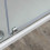 Box doccia TOKYO porta battente rettangolare 3 lati 100x75x75 cm altezza 200 cm cristallo 6 mm