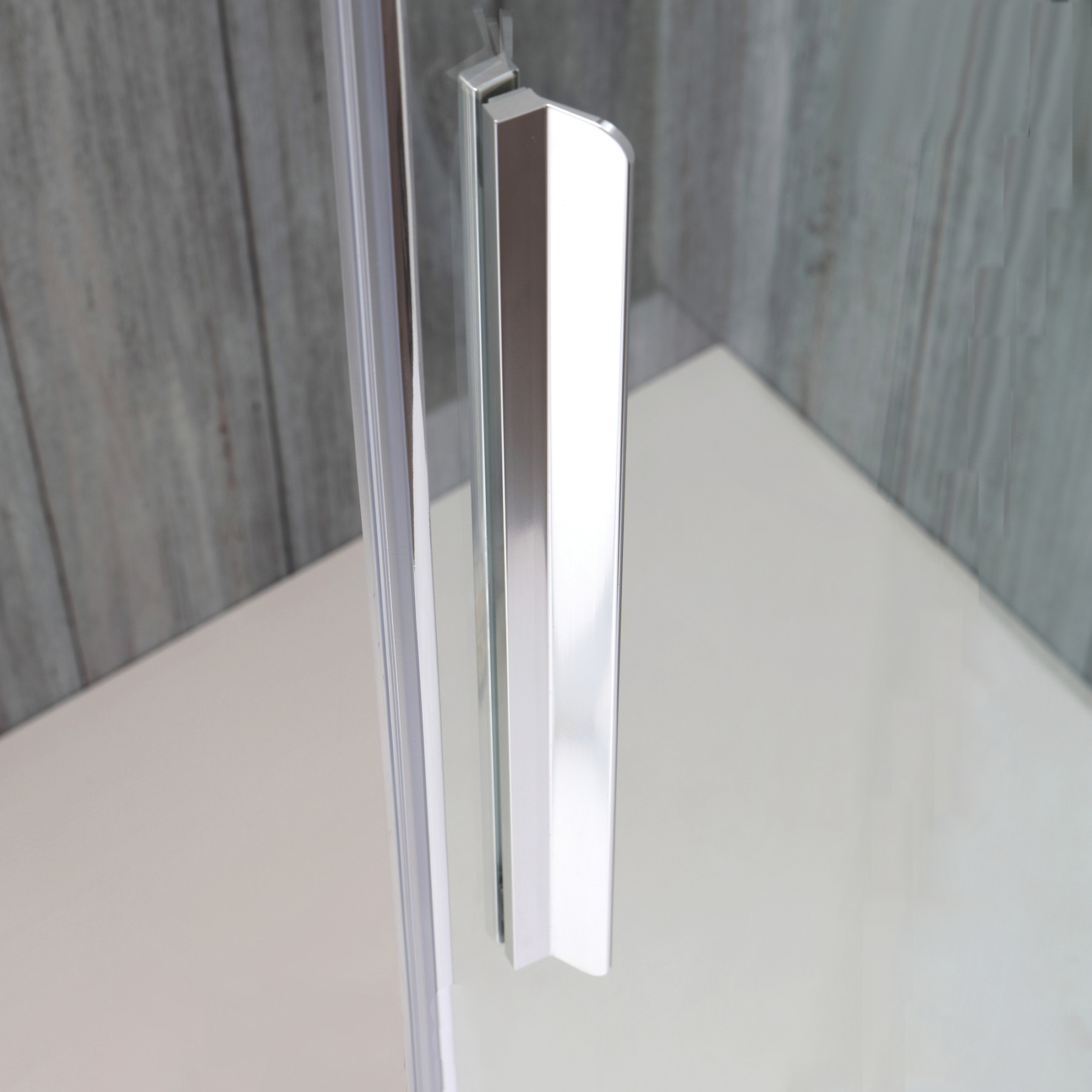 Porta doccia OSLO battente a nicchia 75 cm altezza 200 cm cristallo 6 mm