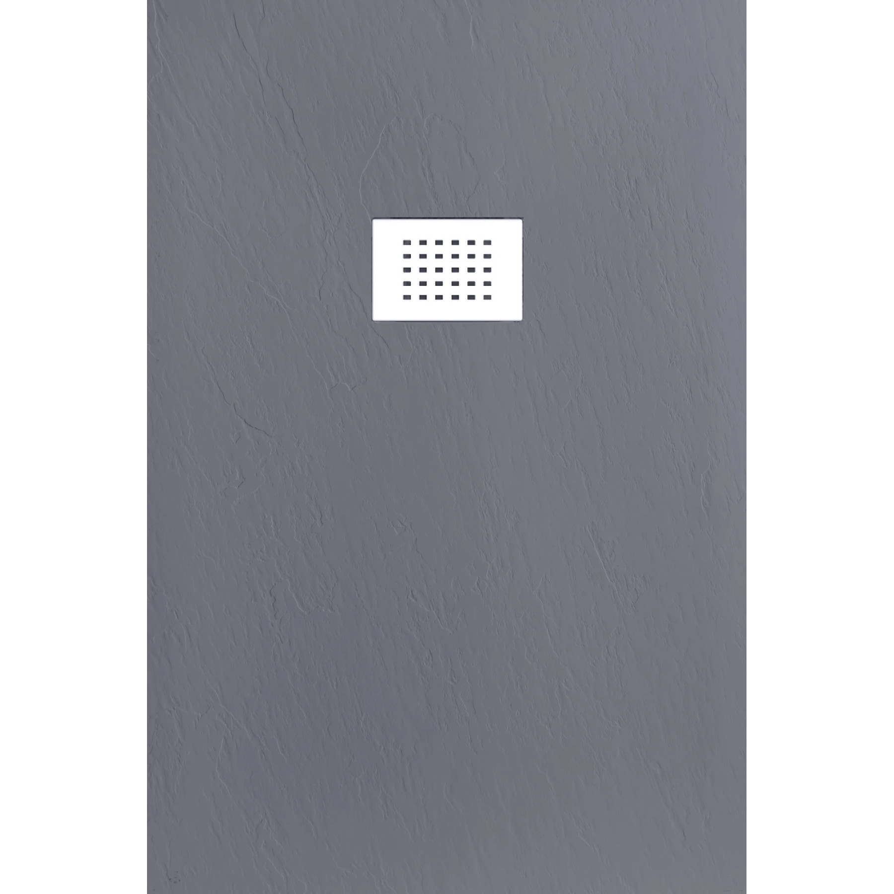 Piatto doccia CARRARA 120x70 cm marmoresina effetto pietra, grigio opaco