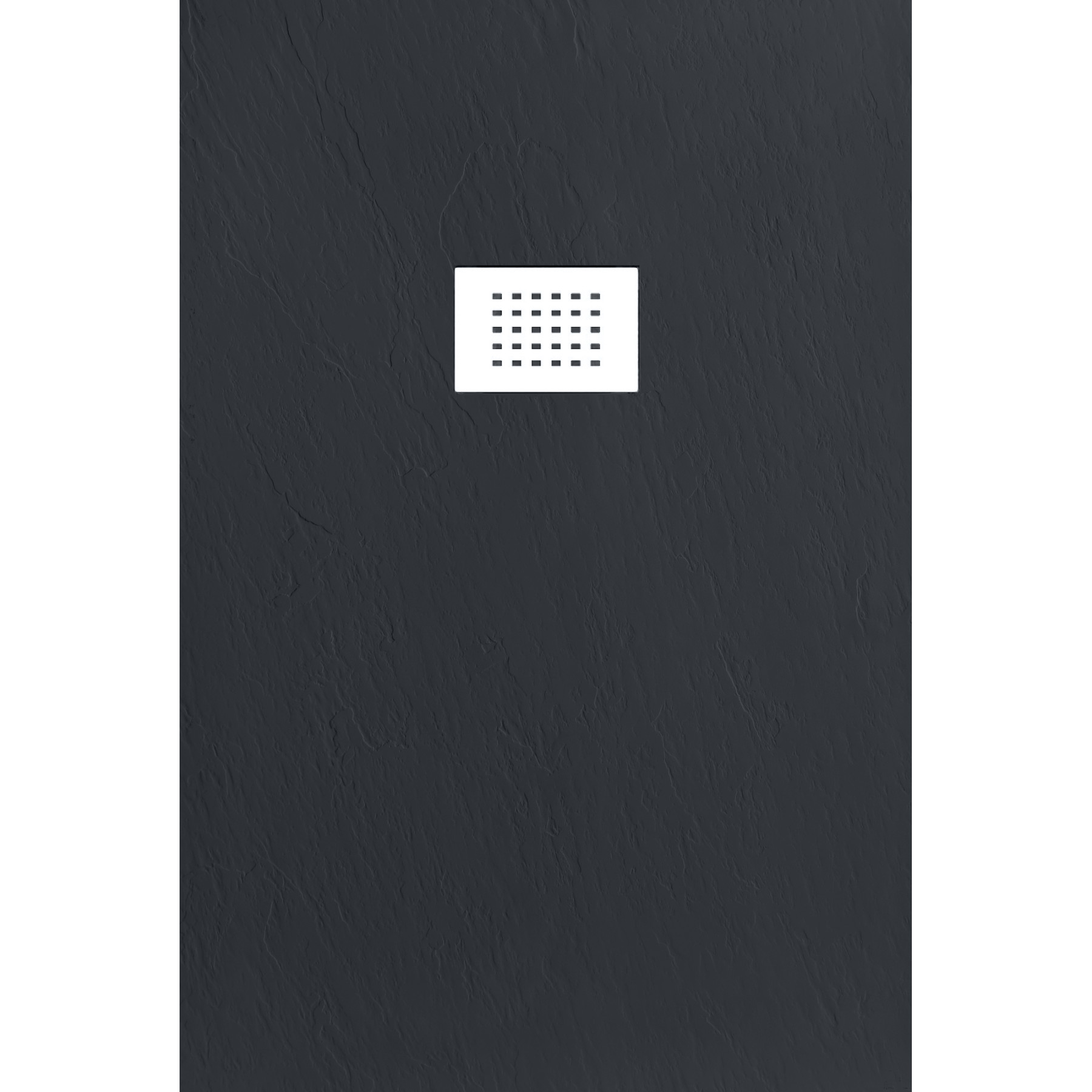 Piatto doccia CARRARA 130x70 cm marmoresina effetto pietra, antracite opaco