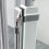 Porta doccia OSLO nicchia pieghevole 75 cm altezza 200 cm cristallo 6 mm