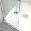 Porta doccia OSLO nicchia pieghevole 100 cm altezza 200 cm cristallo 6 mm
