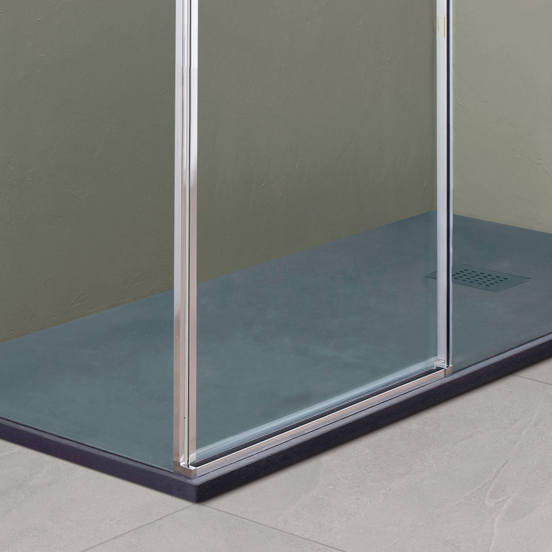 Box doccia DENVER porta scorrevole 110x75 cm DX cristallo 8 mm