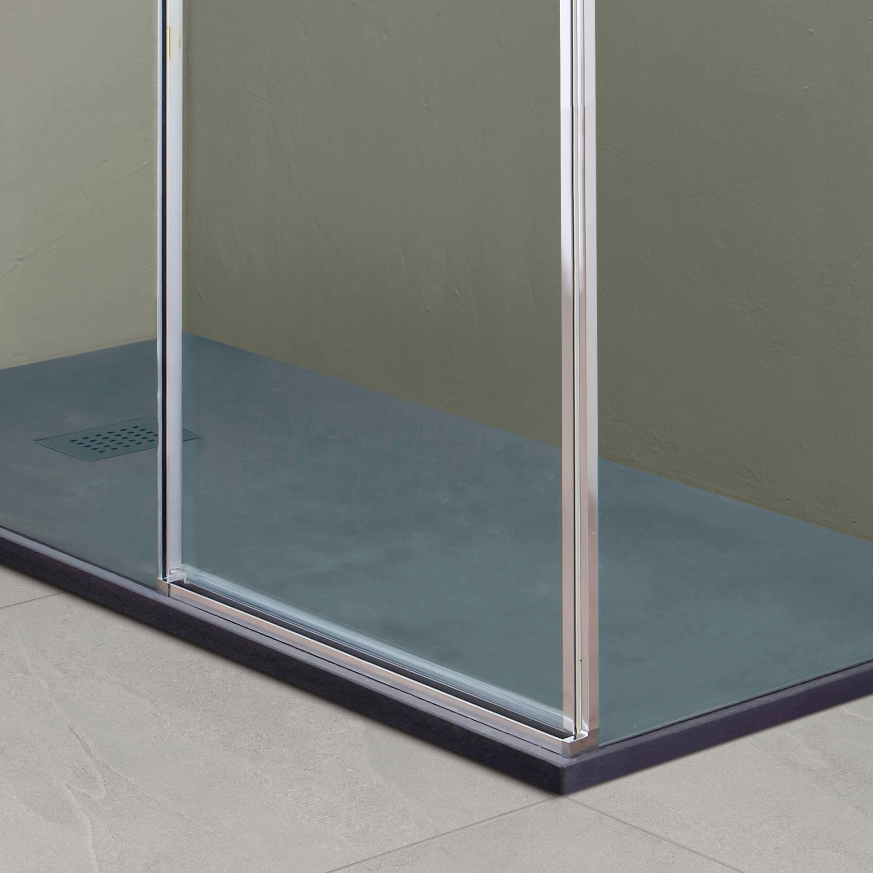 Box doccia DENVER porta scorrevole 140x90 SX cm cristallo 8 mm