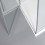 Box doccia OSLO porta battente con fissetto più fisso rettangolare 100x70 cm altezza 200 cm cristallo 6 mm