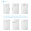 Piatto Doccia VERONA 120x80 cm ultraslim 2,6 cm effetto pietra, con piletta, Bianco Opaco