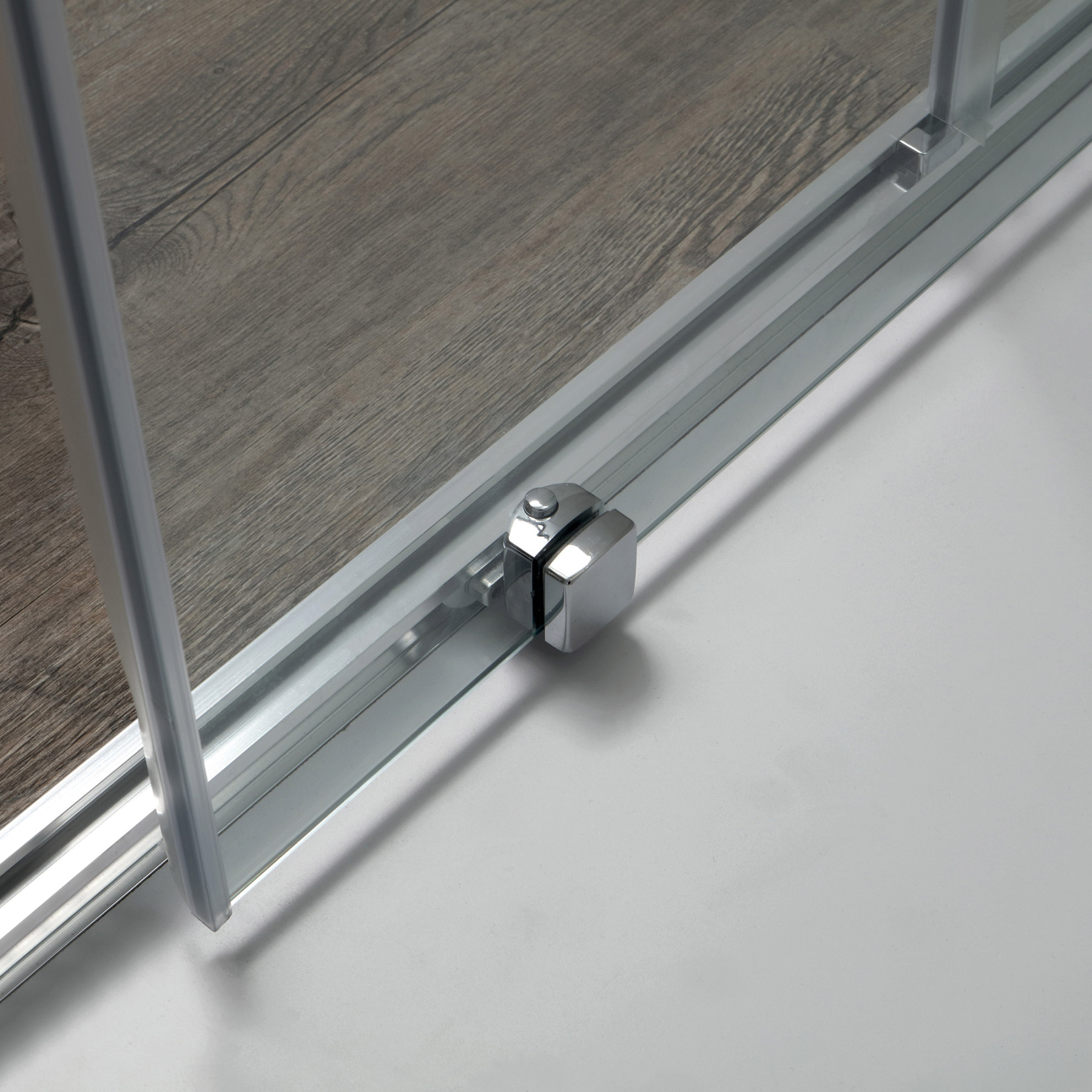 Box doccia TOKYO doppia porta scorrevole quadrato 75x75 cm altezza 200 cm cristallo 6 mm