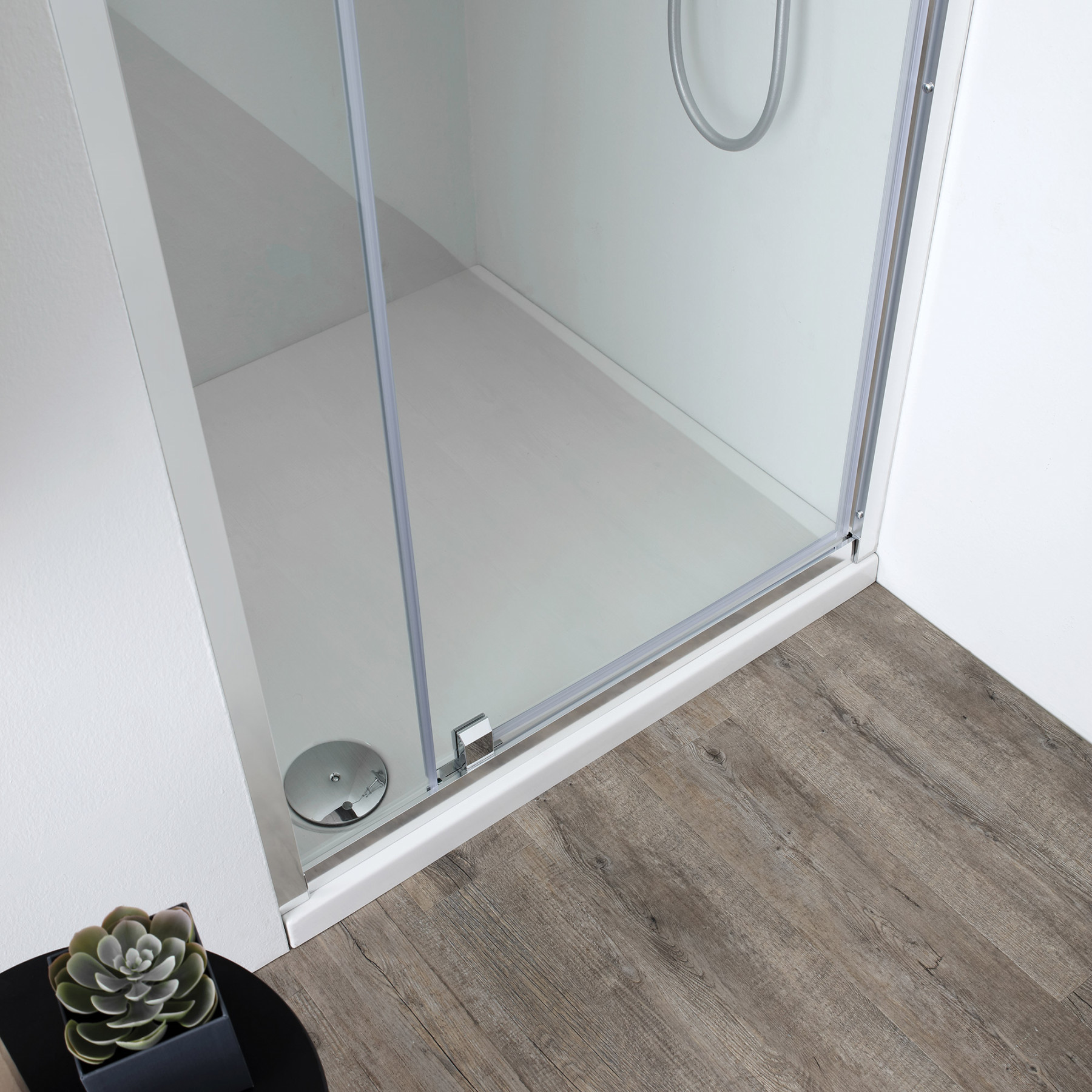 Porta doccia TOKYO battente a nicchia 110 cm altezza 200 cm cristallo 6 mm